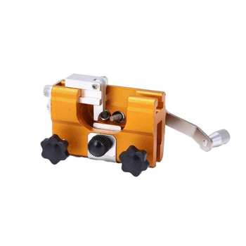 1pc Chain saw sharpener, chain saw sharpener, portable hand crank chain saw sharpener, suitable for all types of chain saws