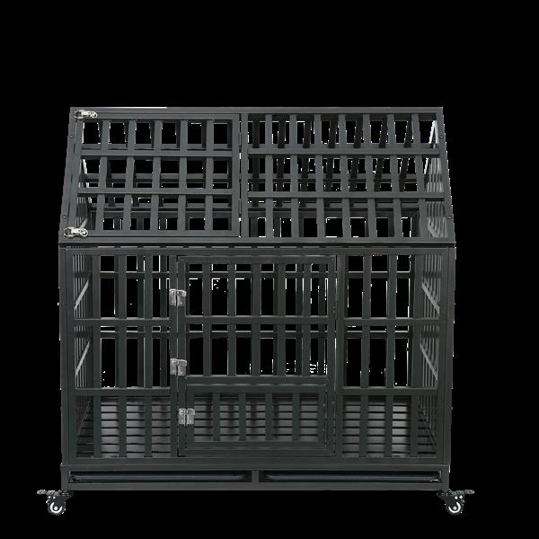 Heavy Duty Dog Cage  pet Crate with Roof