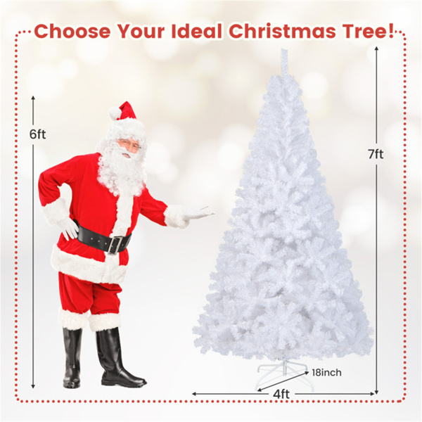 7 Feet White Christmas Tree 