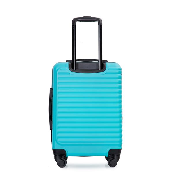 20" Carry on Luggage Lightweight Suitcase, Spinner Wheels, Turquoise