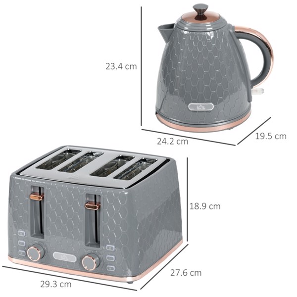 Kettle and Toaster Set