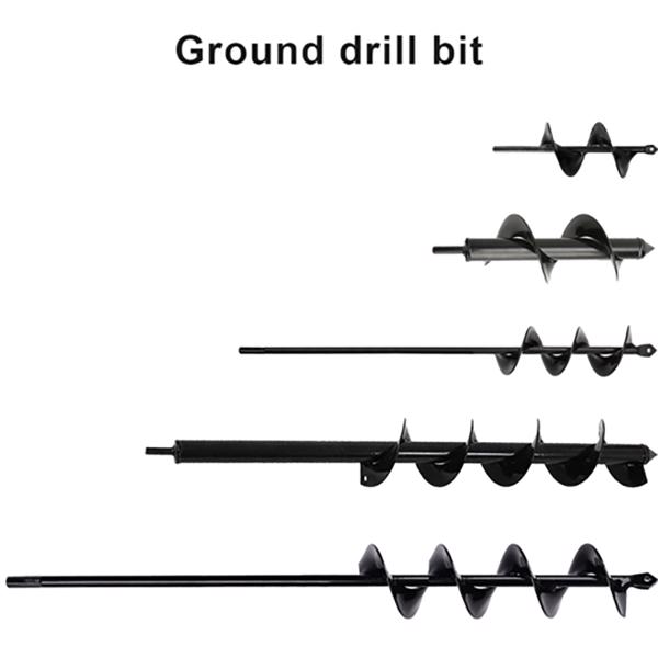 Erdbohrer Pfahlbohrer Erdlochbohrer Gartenbohrer für Bohrmaschine Akkuschrauber
