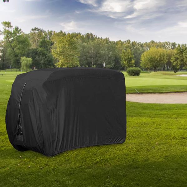 Universal 4-seater golf cart cover 210D  and UV resistant outdoor cover suitable for golf carts(No shipments on weekends, banned from Amazon)