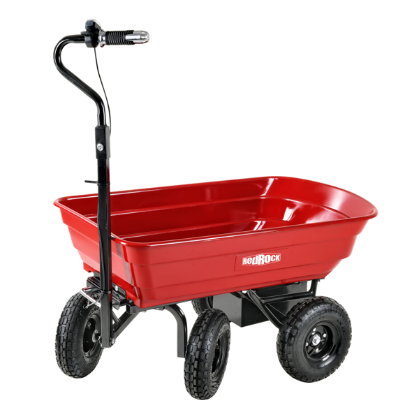 wheelbarrow electric Hassle-free assemble: this utility cart's durable steel frame is easy to Assemble while the sturdy poly tub is easy to clean and rust-resistant electric garden cart 