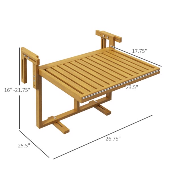 Hanging Deck Table