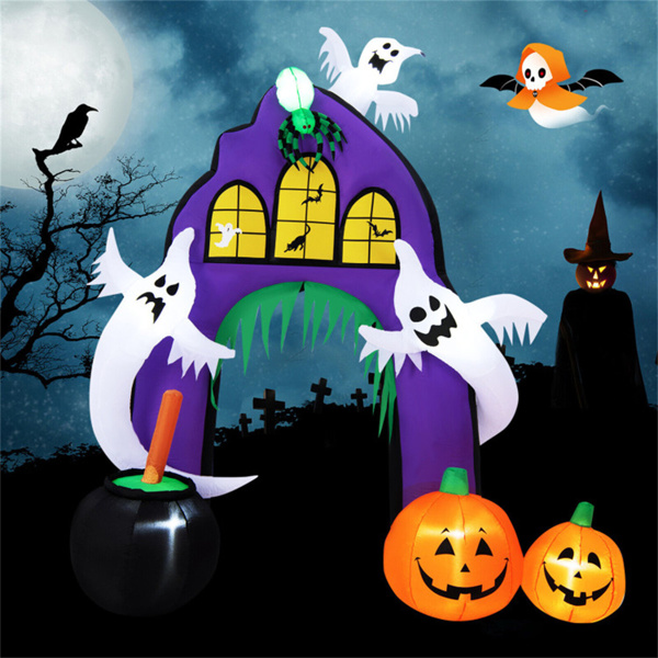 9 Feet Halloween Inflatable Archway Decor