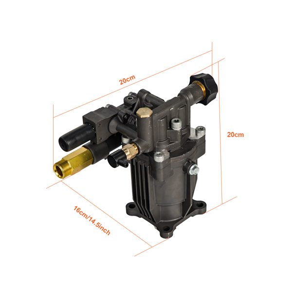 3000PSI 卧式 3/4“ 高压清洗机 铝制斜盘泵-1