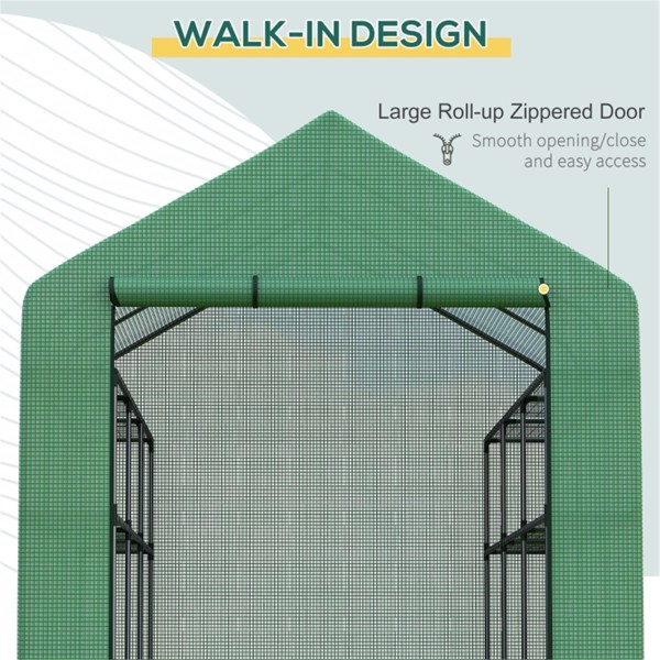 Mini Walk-in Greenhouse ( Amazon Shipping)（Prohibited by WalMart）