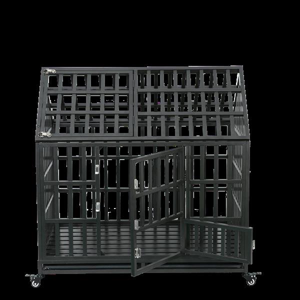 Heavy Duty Dog Cage  pet Crate with Roof