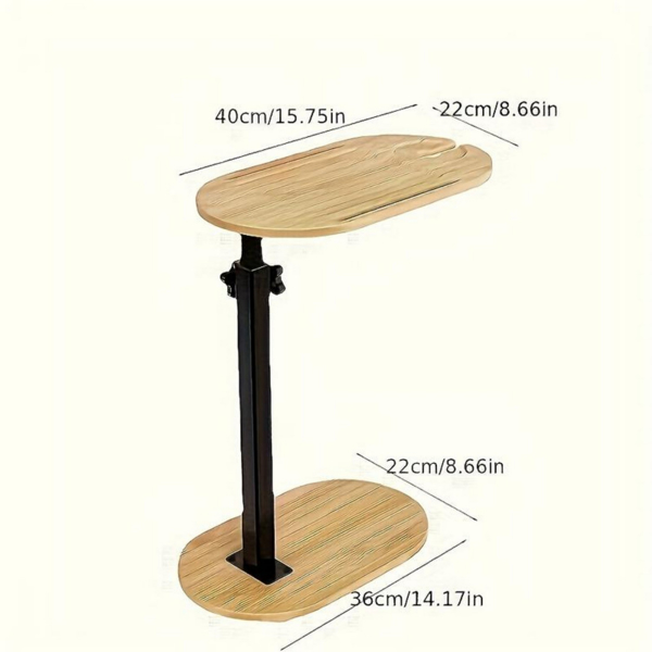 Adjustable height bamboo bathtub tray table, freestanding bathtub caddy tray for wall mounted bathtubs, bathtub side table for luxurious bathtubs, family hydrotherapy, and home heating