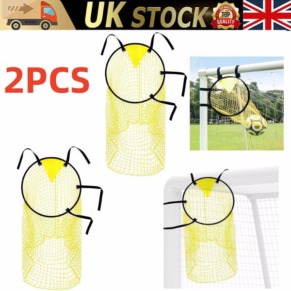 2pcs Football Target Net Soccer Target Goal Net Soccer Top Bins Goal Target Bags