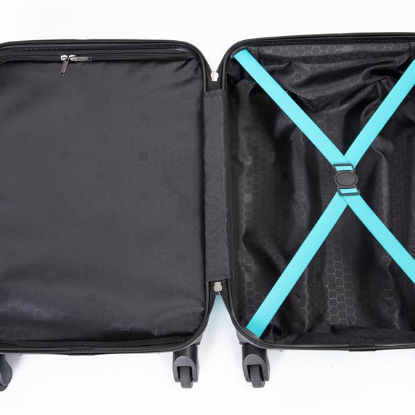 20" Carry on Luggage Lightweight Suitcase, Spinner Wheels, Turquoise