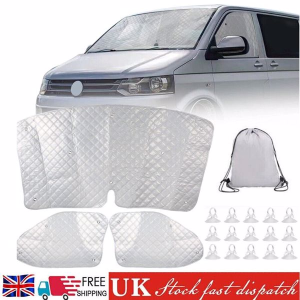 For VW T5 T6 Thermal internal Blind Set - Transporter / Caravelle 3 piece screen