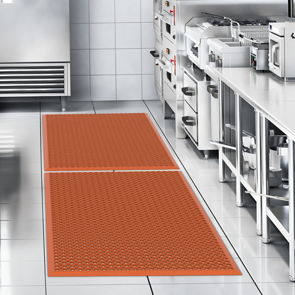 FCH Rubber Red 91.4*152.4*1.2cm Rubber Floor Mat