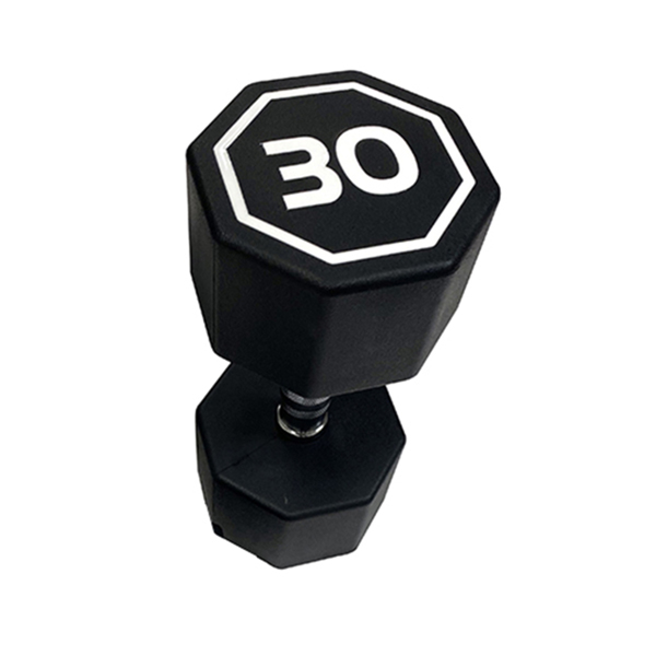 30LBS  APOLLO IR3920 Premium Octagonal Dumbbell, Large Numbers, Hard Chrome Plated Handle Dumbbells to Assist with Push-Ups