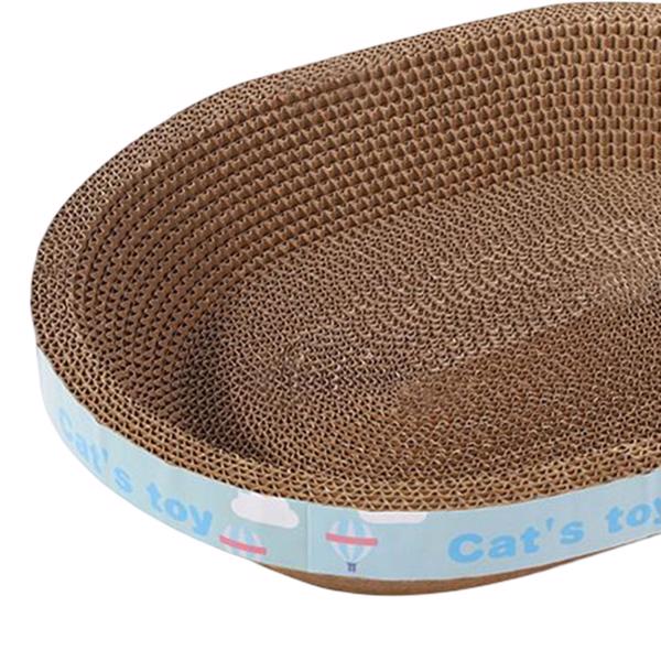 45cm/17.71inch Cat Scratcher Cardboard Lounge Bed Recycle Board for Most Cats UK