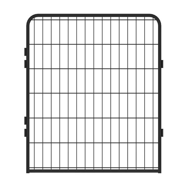 12 Panels Heavy Duty Metal Playpen with door,31.7"H Dog Fence Pet Exercise Pen for Outdoor