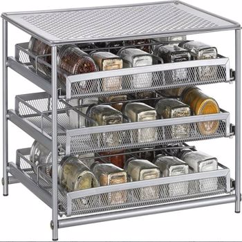 Simple Houseware Stackable Cabinet Basket Drawer Organize