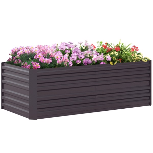 Garden Bed、Flower shelf,Wood Planter Box-Coffee