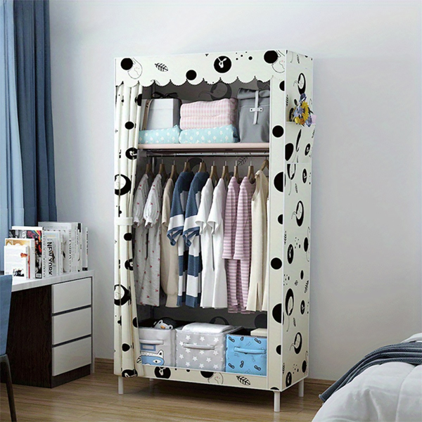 simple wardrobe or shoe cabinet, bedroom cloth wardrobe storage is simple, modern, very economical, and space saving. Assembly is simple