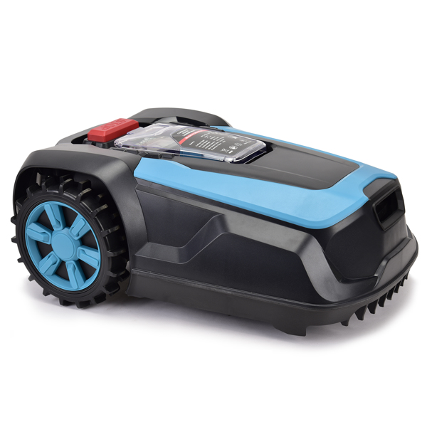 FINE FOX X3 Automatic Robotic Lawn,20V 4.0Ah Battery Powered,Self-Charging,Bluetooth Wi-Fi Connect,Mows Up to 1/4 Acre,10000 Sq.Ft,