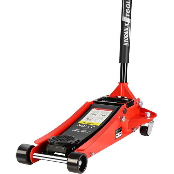 2.5 Ton Low Profile Floor Jack,Steel Racing Floor Jack with Dual PistonsQuick Lift Pump,Hydraulic floor jack  Lifting range 3.5"-19.5"