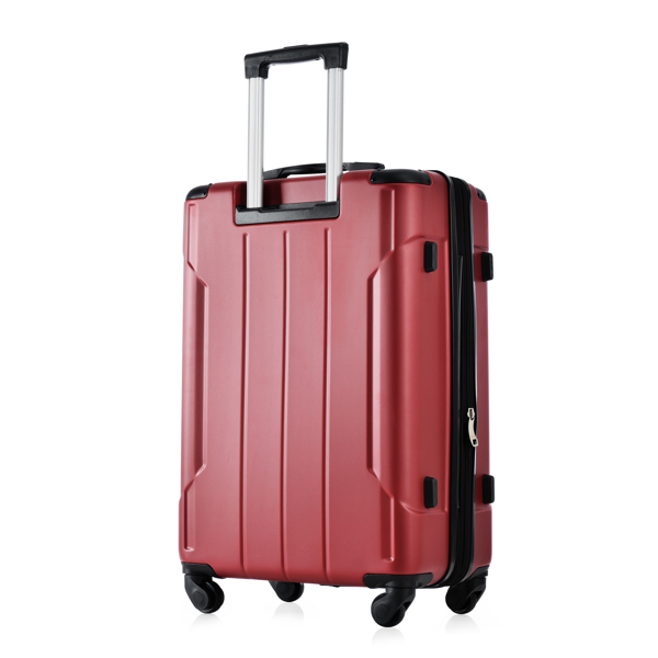 Hardshell Luggage Spinner Suitcase with TSA Lock Lightweight Expandable 24'' (Single Luggage)