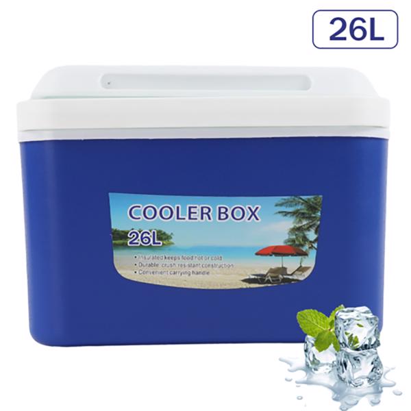 Kühlbox 26L groß für Outdoor Camping Kühltruhe Thermo Box Picknick Kühltasche