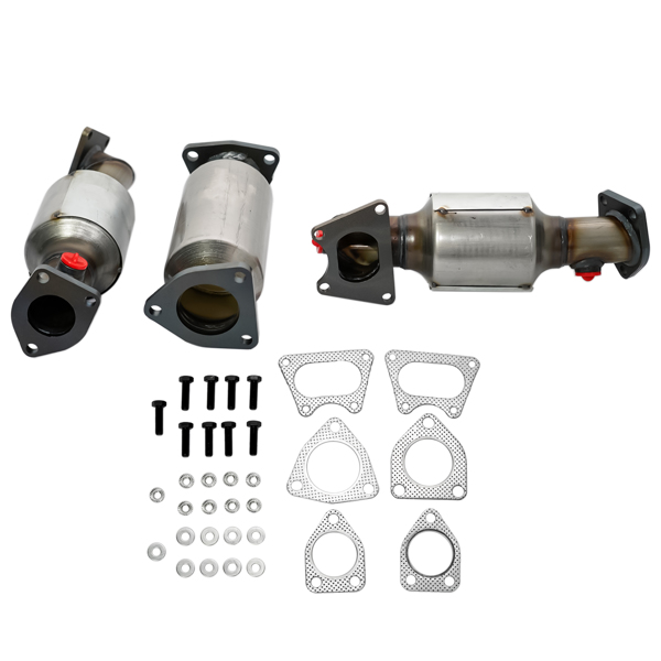 3X Catalytic Converters for Honda Accord 3.0L 2003-2007, Acura MDX 3.5L 2003-2006 45106 45107 45108