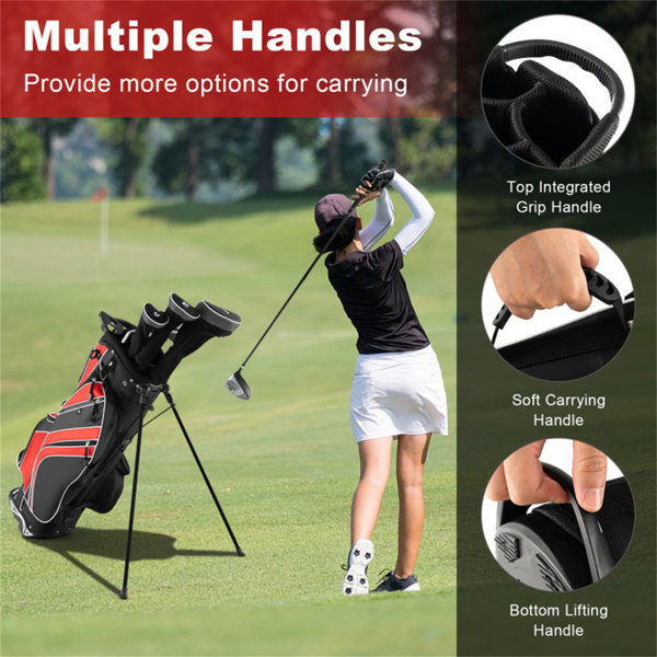 Portable Lightweight Golf Stand Carry Bag 