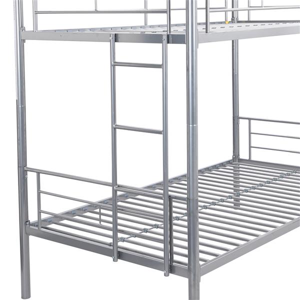 METAL BUNK BED SILVER