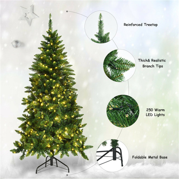  5 feet Christmas tree with 8 flashing modes (Amazon banned)