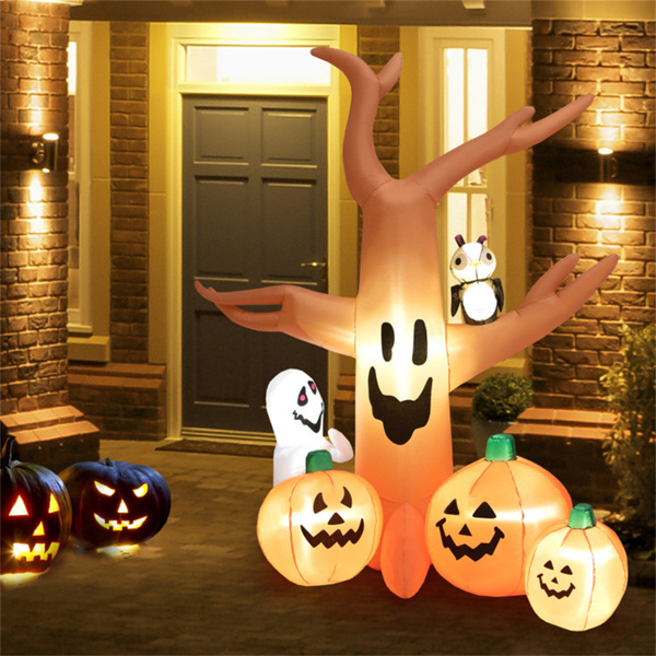 8-foot Halloween inflatable pumpkin