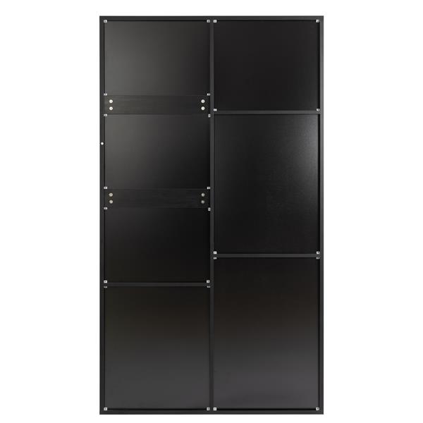 71-inch closets,large closetslaundry cabinets,Plastic suction process,farmslide barndoors,saveopenspace,brand hardware,silent slide,can be used for the bedroom,cloakroom,livingRoom,color:black +brown