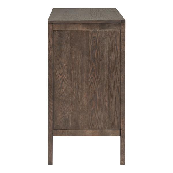 Storage Cabinet Sideboard Wooden Cabinet with 2 Metal handles and 2 Doors for Hallway, Entryway, Living Room