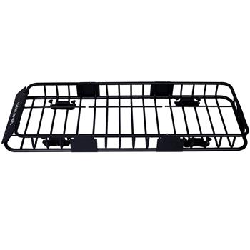 Rooftop Cargo Carrier Basket Motoring Roof <b style=\\'color:red\\'>Rack</b>,Top Mount Roof <b style=\\'color:red\\'>Rack</b> 64\\" black steel