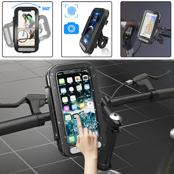 Motorbike Phone Holder Bike Phones Mount Case for Motorcycle Scooter Waterproof