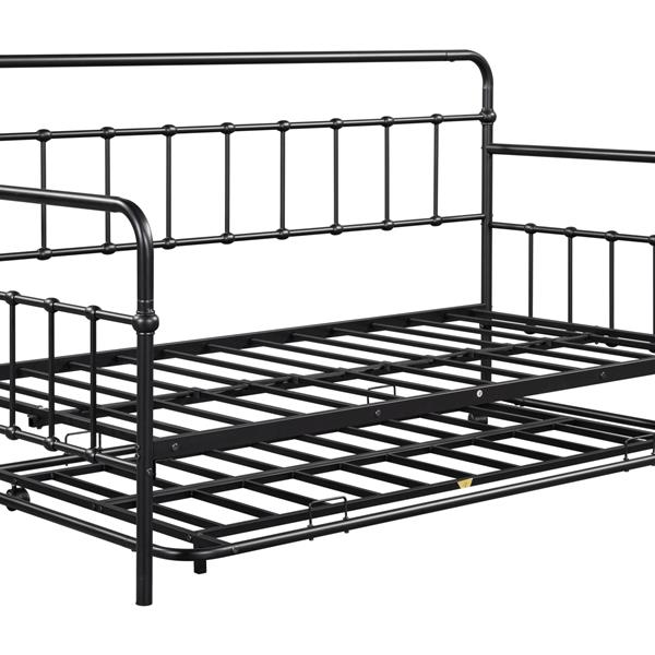 Metal Frame Daybed with trundle