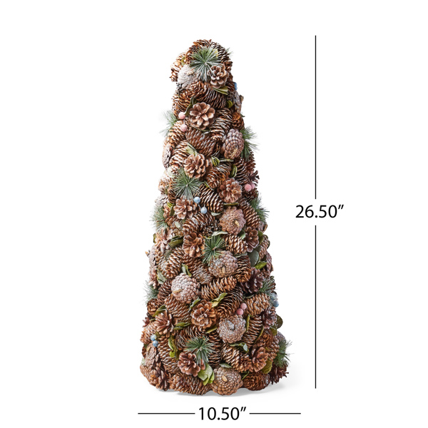 PINE CONE TABLE TOP TREE FOR Christmas DAY