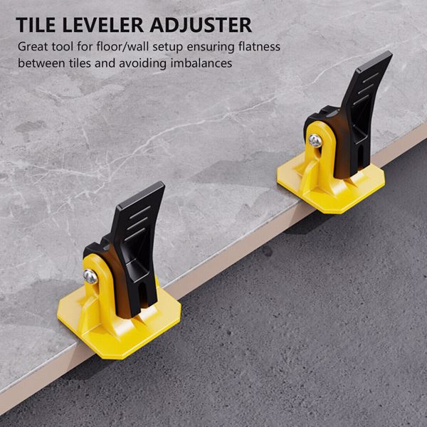 100PCS Tile Leveling System Kit Reusable Tile Spacer Wall Floor Clips Tool