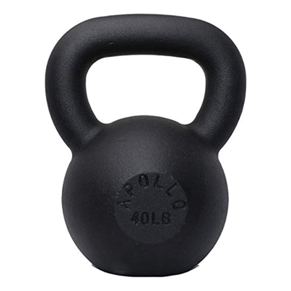 40LBS Solid Cast Iron Kettlebells  Ideal for Strength Training, Building Muscles