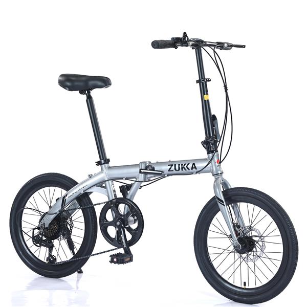 20" Folding City Bike Aluminum Frame  7 Speed  Folding Bike