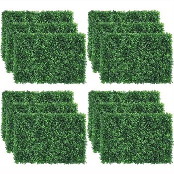 12 pieces of grass wall panels, grass backboards, garden fence, backyard (12 pieces of grass)