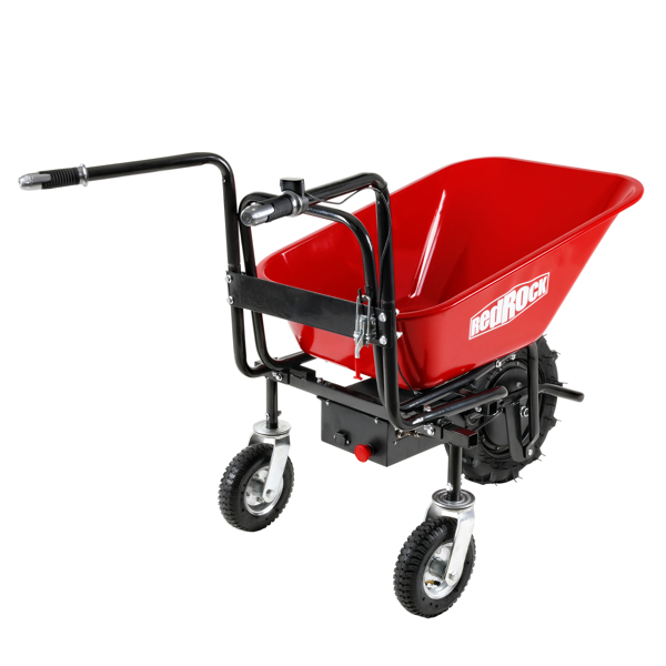 wheelbarrow electric Professional specs - this wheelbarrow uses an electric 24v 500w Brushless motor system, powered by (2)12v 12ah motorized wheelbarrow electric garden cart 78L garden cart 