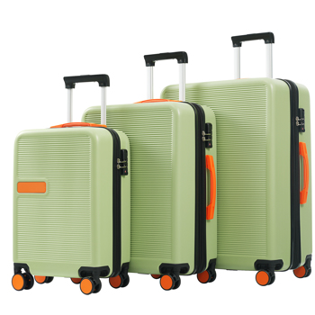 Hardshell Luggage Sets 3 pcs Contrast Color Suitcase with Spinner Wheels and TSA Lock 20\\" 24\\" 28\\" Available