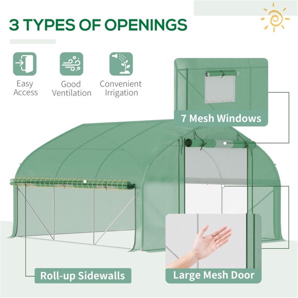 Mini Walk-in Greenhouse ( Amazon Shipping)（Prohibited by WalMart）