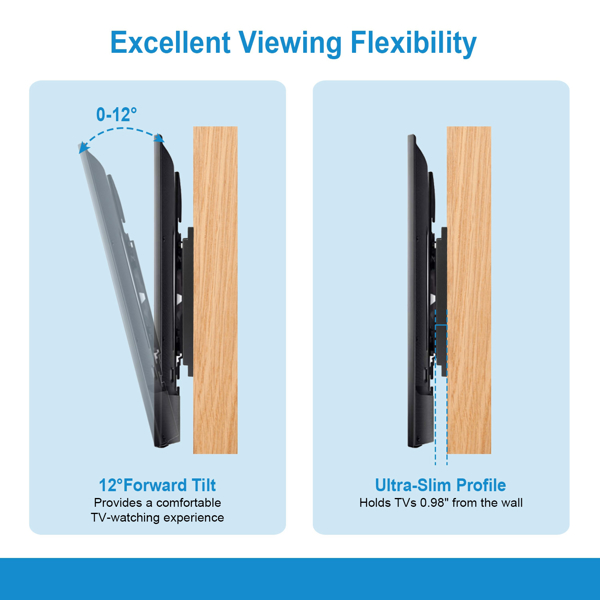 TV Wall Mount Bracket Tilt for 13"-42" LED/LCD/PLASMA Flat TV VESA 200x200mm