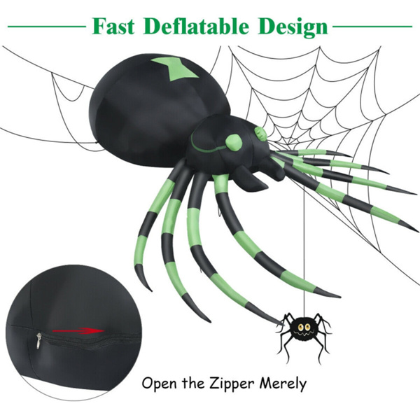 6 Feet Halloween Decorate Inflatable Spider