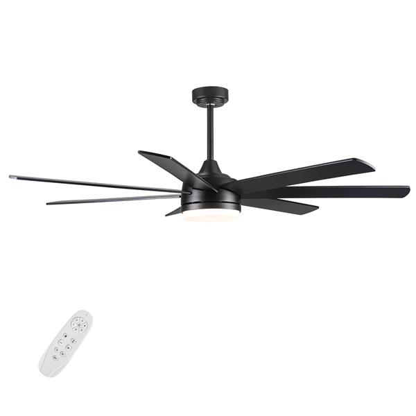 72 In Farmhouse Ceiling Fan with Plywood Blades for Dining Room