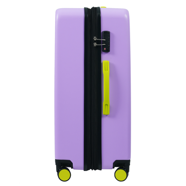 Hardshell Luggage Sets 3 pcs Contrast Color Suitcase with Spinner Wheels and TSA Lock 20" 24" 28" Available